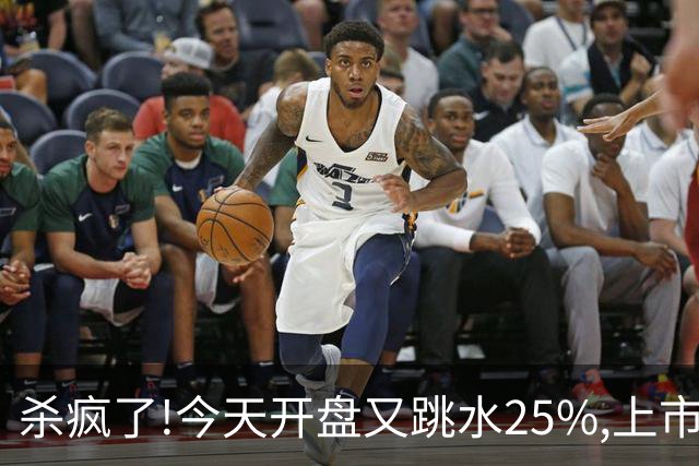 杀疯了!今天开盘又跳水25%,上市两天回撤45%,首日进场的全被套！